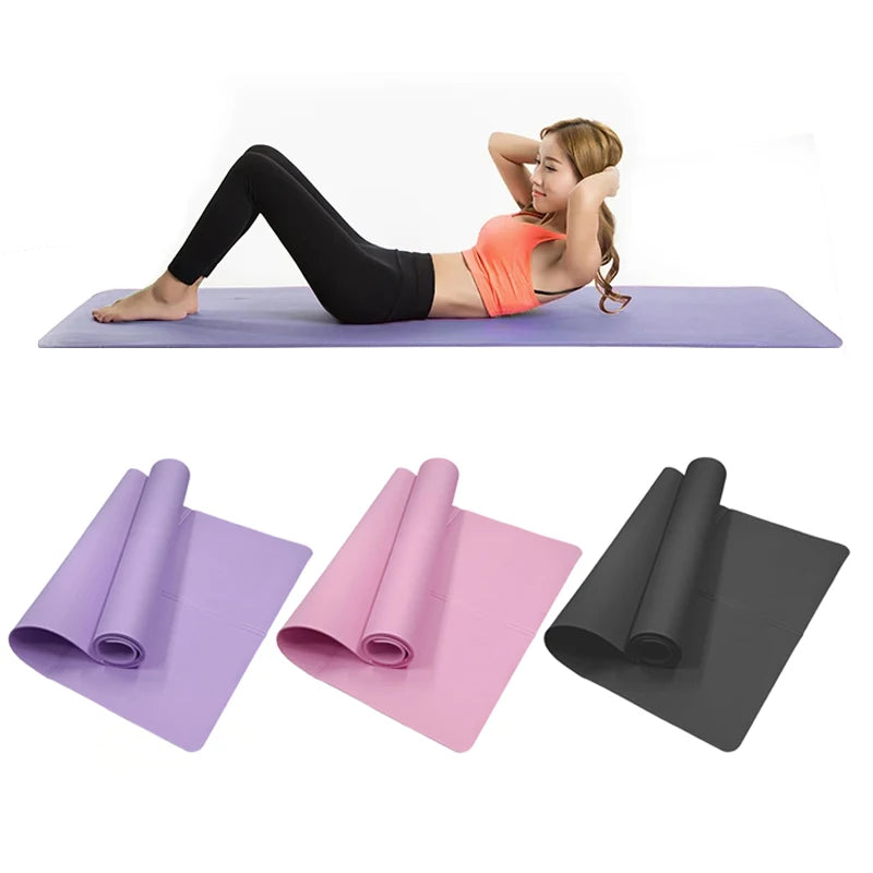 4MM Thick EVA Yoga Mats Anti-slip Sport Fitness Mat Blanket For Exercise Yoga And Pilates Gymnastics Mat Fitness Equipment Econic Blanks